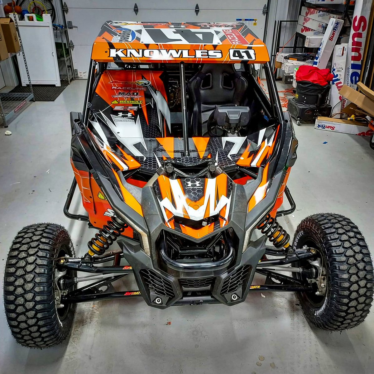 🏁 @LeeKnowlesutv41 got the ol X3 ready to race! This #MaverickX3 is dialed in and ready for launch with #SuperATV suspension and SO much more! ☝😎🏆 #TeamSuperATV