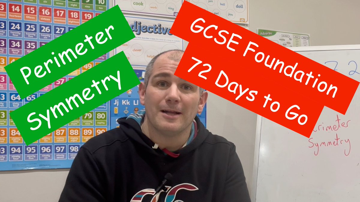GCSE Foundation - 72 Days to Go
Perimeter and Symmetry
corbettmaths.com/2024/02/04/gcs…