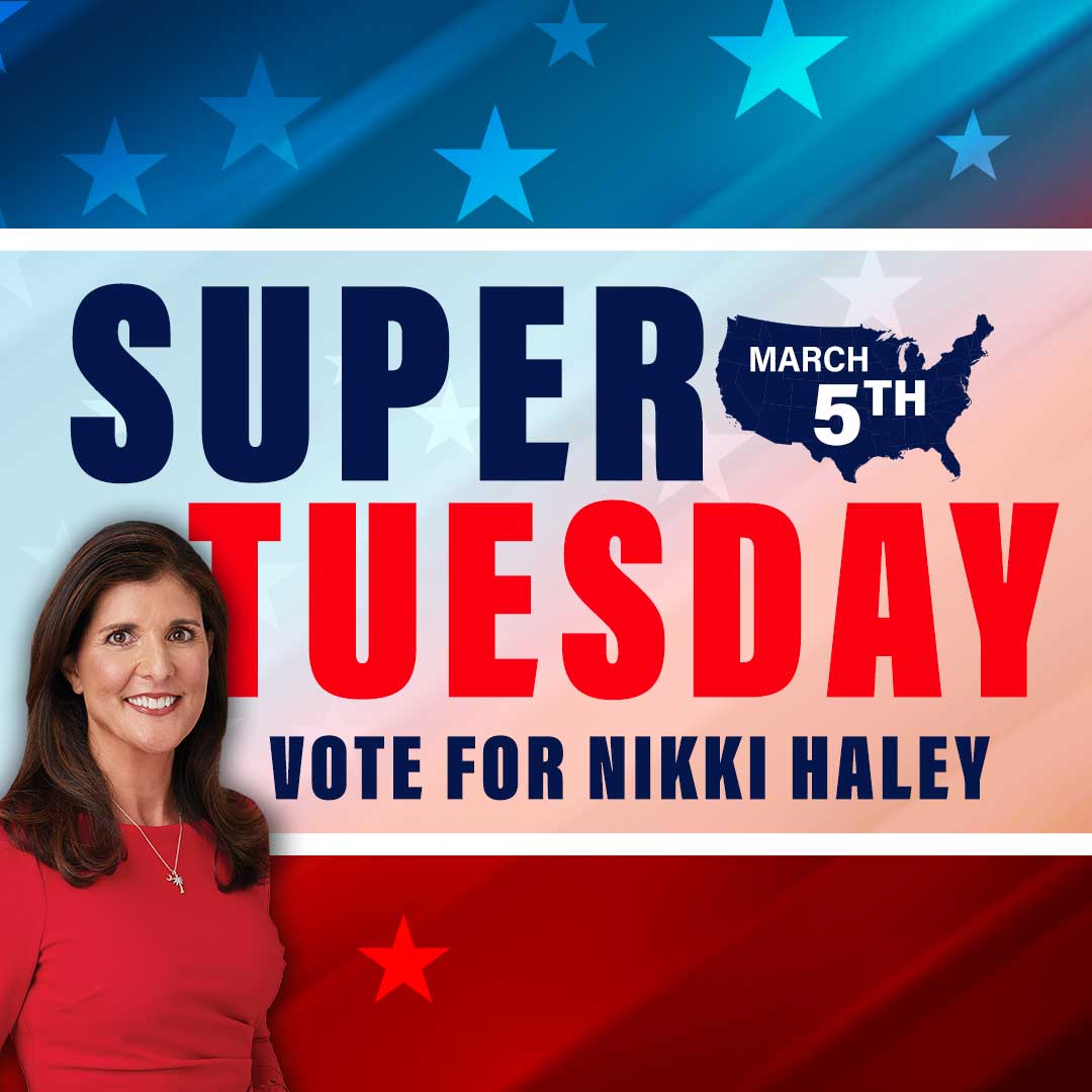 UTAH: Today, you get to make a choice about the future of our country: more of the same, or a new generation of conservative leadership. Go to nikkihaley.com/utah to find information about tonight’s caucus.