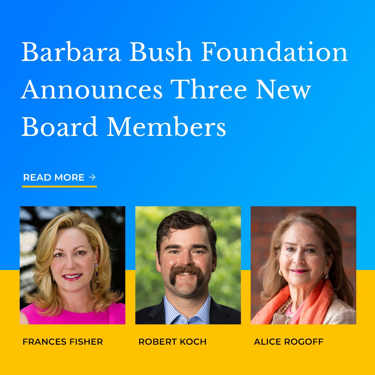 We are excited to welcome three new members to our Board of Directors. These new members bring a wealth of expertise in business, media, and philanthropy in support of our work to build a more literate America. Read more here: rb.gy/l3ljlm