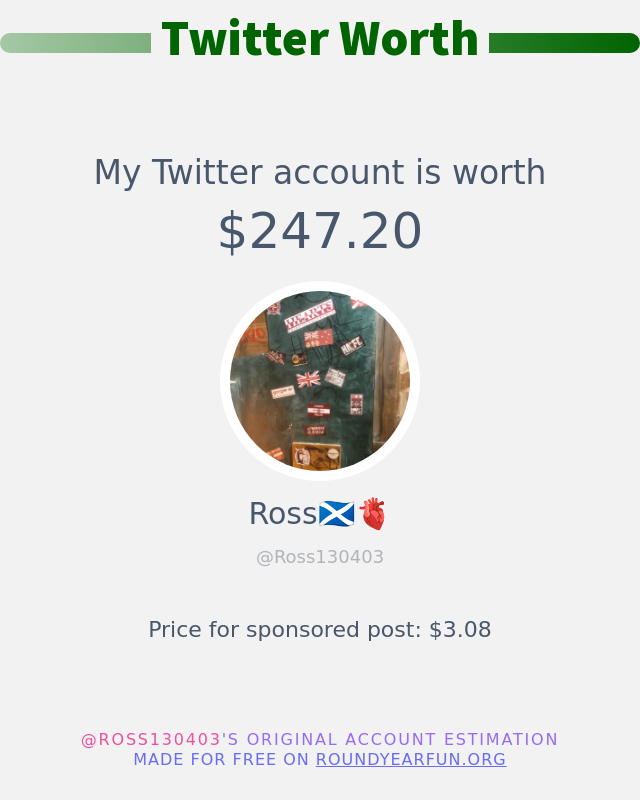 Ross🏴󠁧󠁢󠁳󠁣󠁴󠁿🫀 tweet media