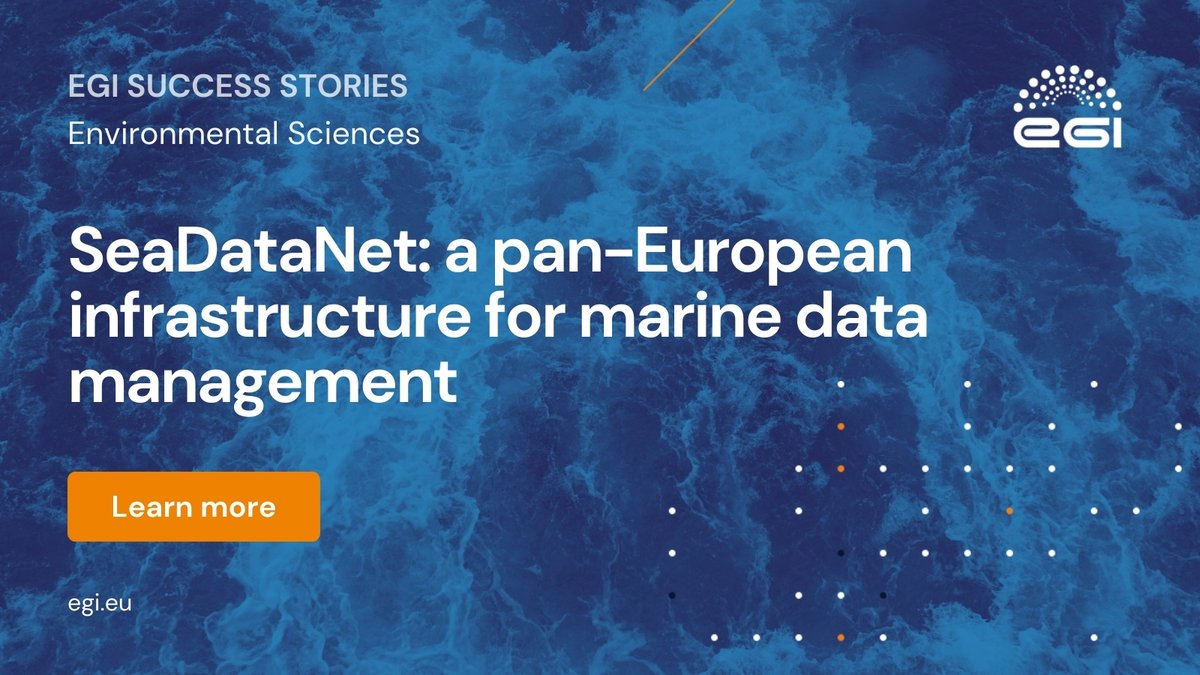 EGI (@egi_einfra) on Twitter photo #EGISuccessStories
Improving marine data management with <a href="/SeaDataNet/">SeaDataNet</a>'s pan-European infrastructure: go.egi.eu/cSnKD
🌊Challenge: Efficiently handling vast marine datasets from 110+ nodes.
💡Solution: Partnering with EGI for scalable #cloudcomputing and #datamanagement. #EGISuccessStories
Improving marine data management with <a href="/SeaDataNet/">SeaDataNet</a>'s pan-European infrastructure: go.egi.eu/cSnKD
🌊Challenge: Efficiently handling vast marine datasets from 110+ nodes.
💡Solution: Partnering with EGI for scalable #cloudcomputing and #datamanagement.