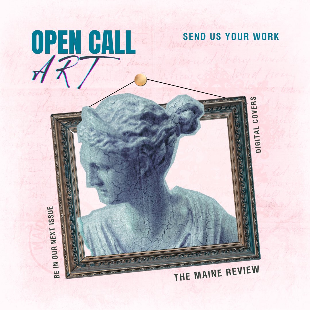 Calling all artists! We are now accepting art submissions for publication. We are excited to be expanding our offerings and can’t wait to see your work!

#artsubmissions #art #visualart #digitalart #opensubmissions #literaryreview #maine #review #literaryarts #artists