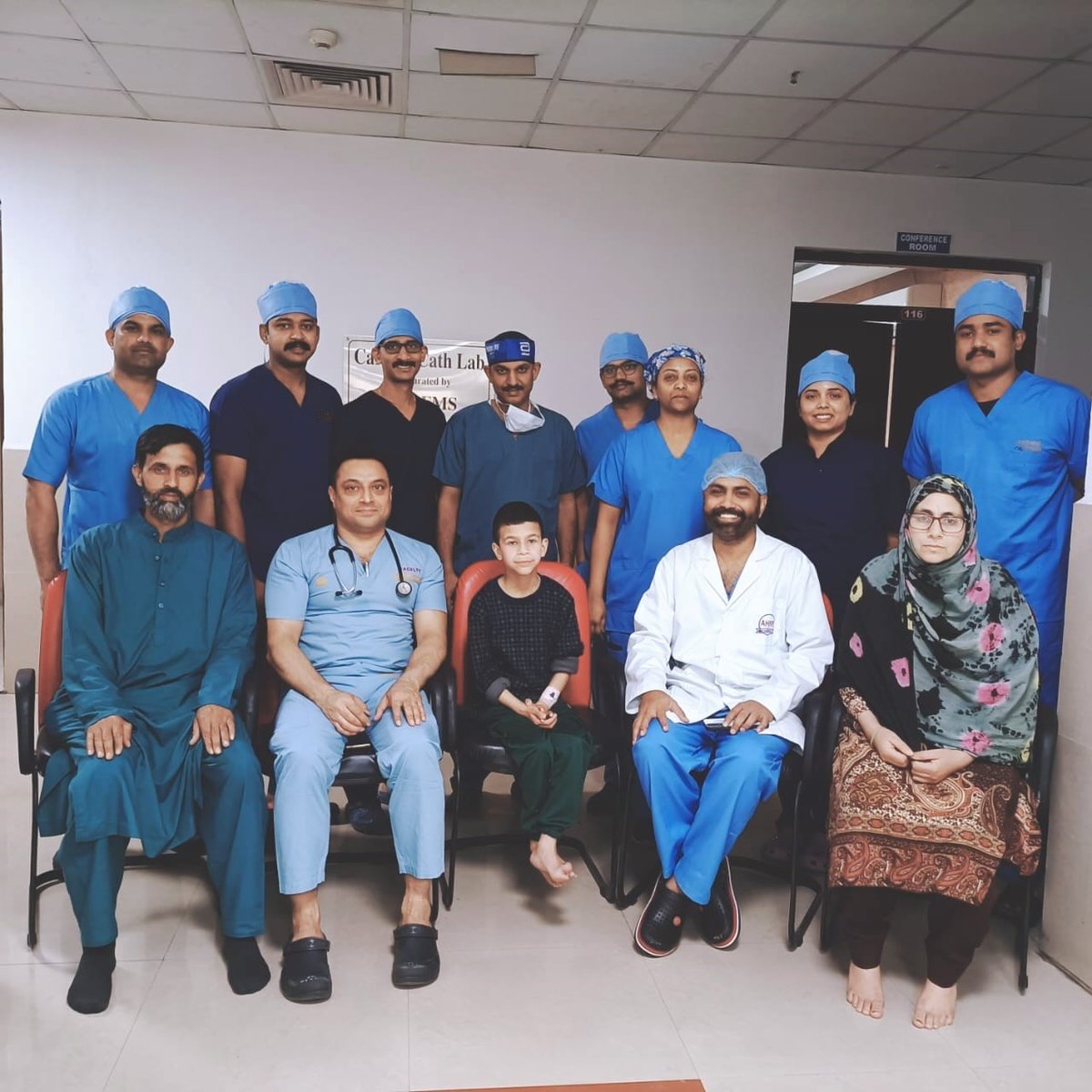 'Chinar Corps brings smile & hope in the Life of 9-year-old.' #ChinarCorps' #DaggerDivision and #IBF, Pune came together to successfully support a Cardiac Surgery in AHRR on a 9-year-old Malik Burhan from Dagger Parivaar School, #Baramulla. The young boy has undergone a…
