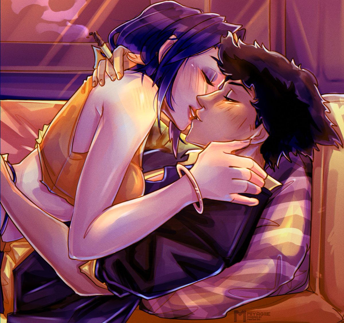 MIYAGIIE's tweet image. &quot;𝗐𝗁𝖺𝗍𝖾𝗏𝖾𝗋 𝗁𝖺𝗉𝗉𝖾𝗇𝗌, 𝗁𝖺𝗉𝗉𝖾𝗇𝗌.&quot;
#CowboyBebop #SpikeSpiegel #FayeValentine