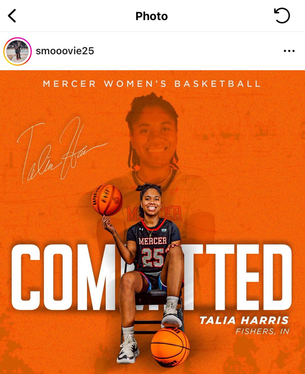 .@FHSLadyTigersBB senior Talia Harris (@Taliaharris25) hath committed to @Mercer_WBB, per her Instagram. She averaged 14.8 points, 5.8 rebounds, 4.7 assists and 1.5 steals. Wrote about Talia and her older sister, WNBA star Ty Harris, earlier this year: indystar.com/story/sports/h…