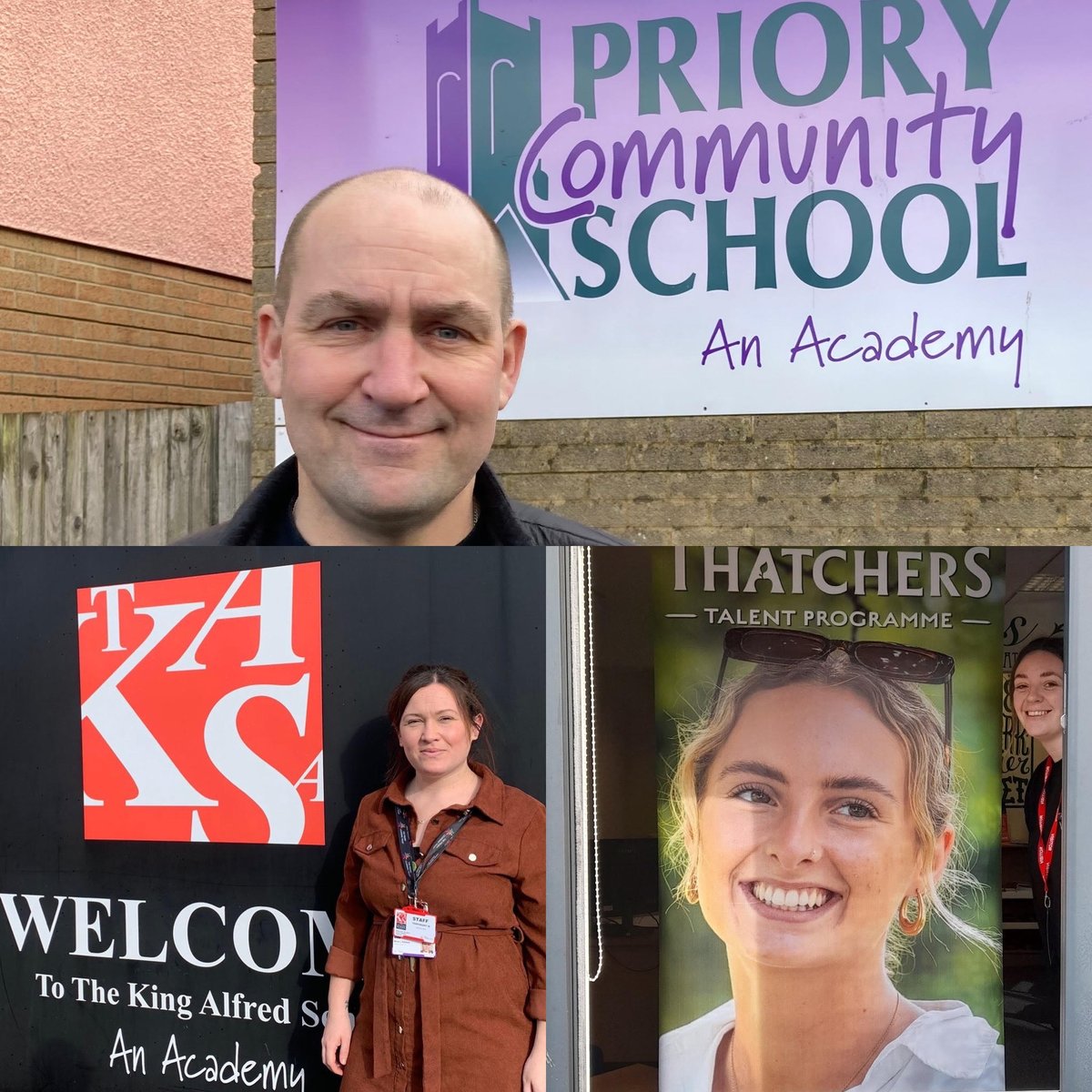 National Careers Week day 2 at @_TPLT_ 
@FalmouthUni assembly at @Priorycsa. 
@TKASA6th assembly at @_TKASA with Libby. 
@thatchers_cider Apprenticeship drop-in.
@leeza & I visited our primary schools for our yr 5 interview challenge.
The best job in the world… #ncw2024