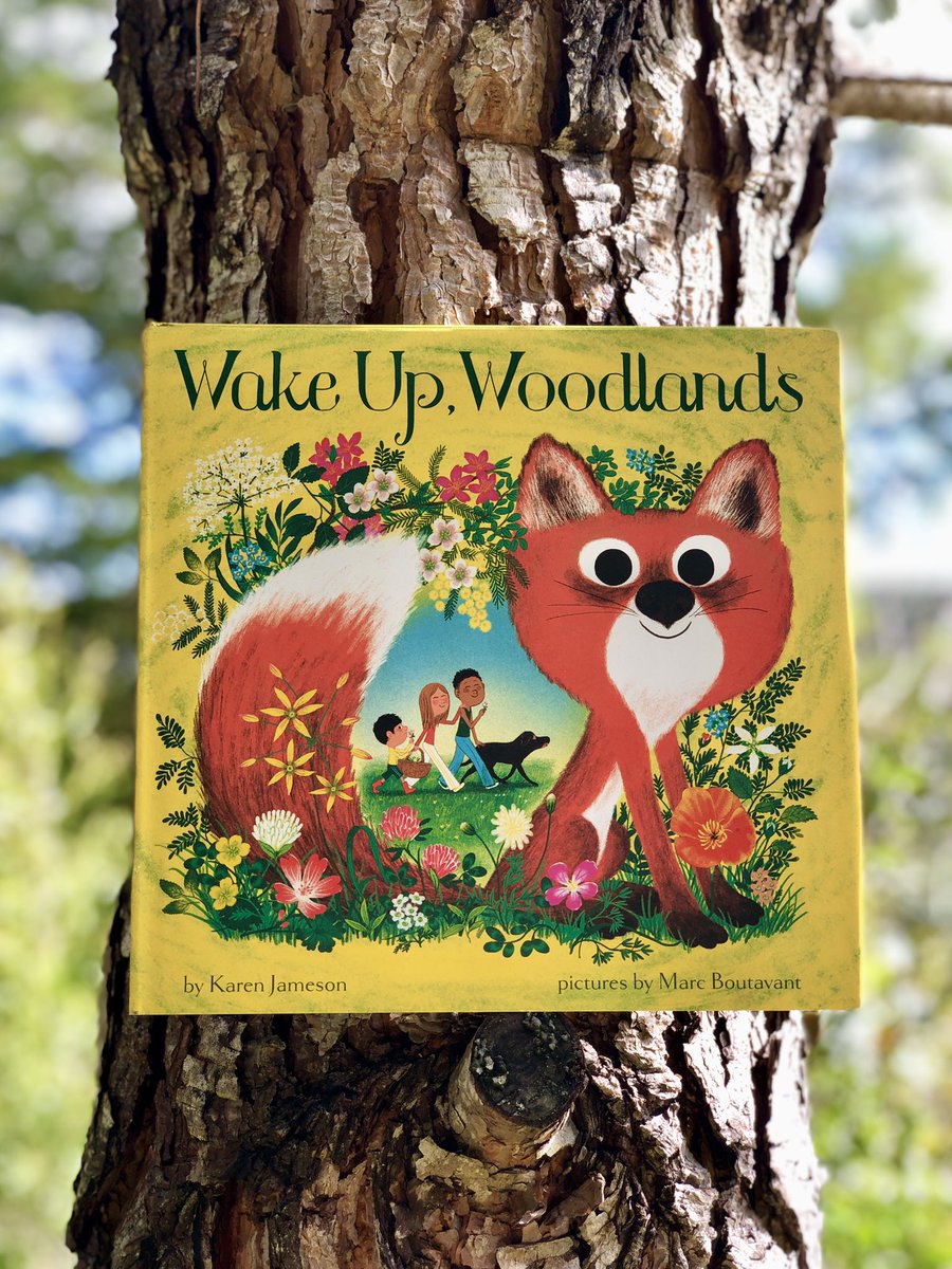 Happy pub day to @KarenJameson15 and Marc Boutavant! WAKE UP, WOODLANDS is out today—it will be joined by French, Italian, Korean, Dutch, Spanish, and Catalan editions. Lyrical, lush, and gorgeous, this is a must-have celebration of Spring! Loved working on this book!🌸📚