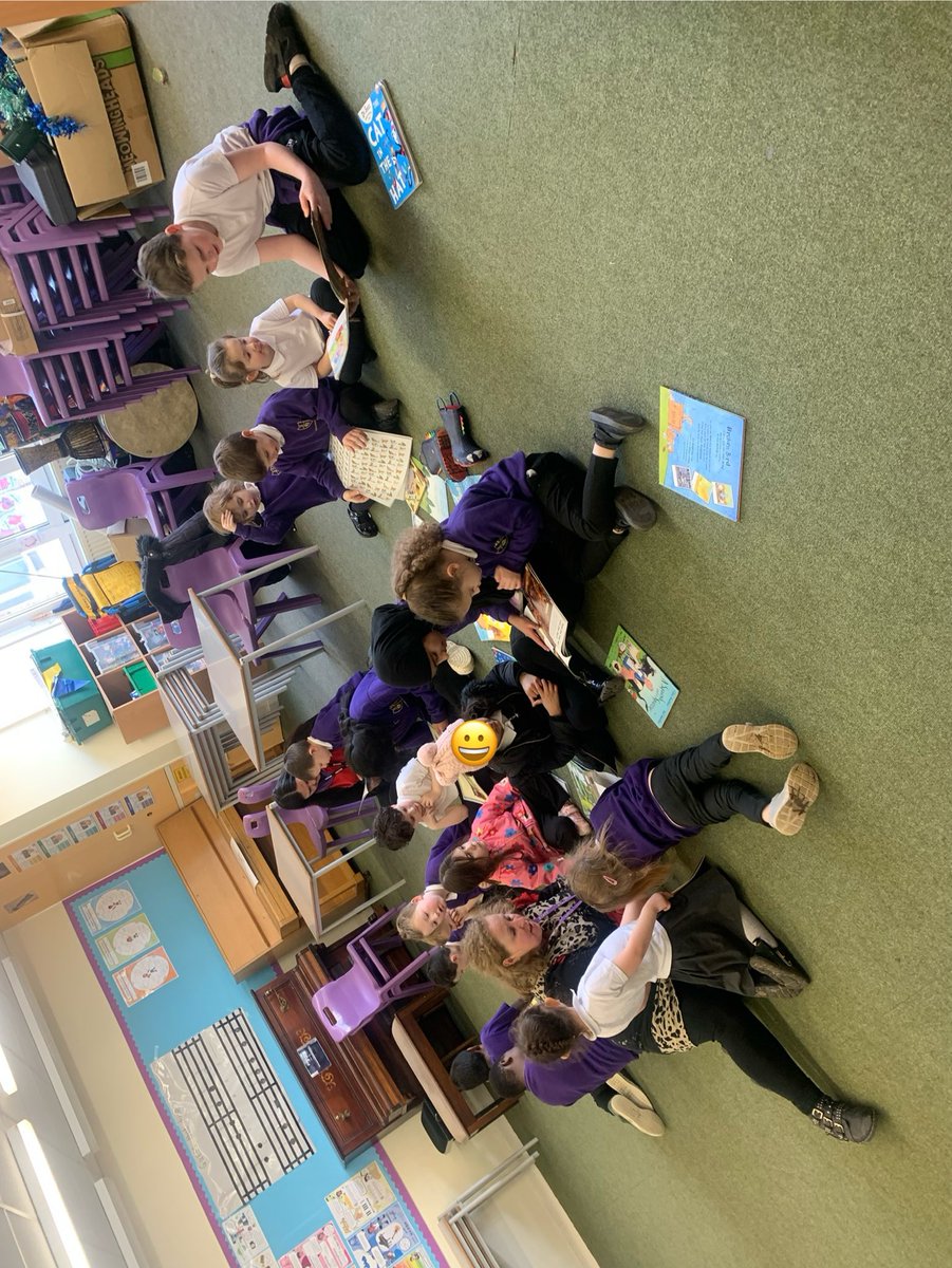 ivingswood's tweet photo. Reception class enjoying reading with their parents and Year 6 reading friends. Reading is important 📚 #communicationsweek #WBD https://t.co/MK6gJx8QAm