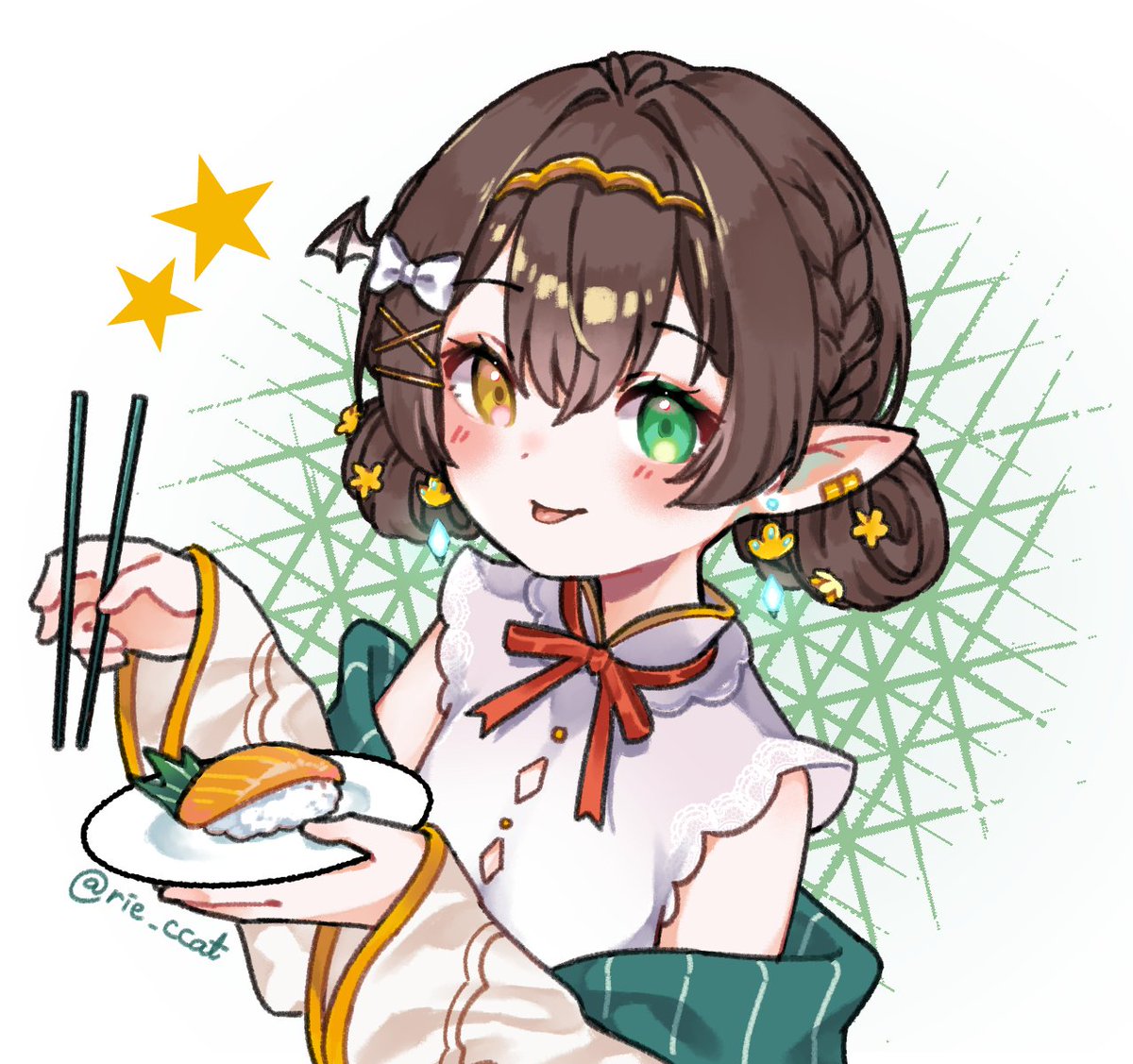 rie_ccat's tweet photo. ☘️🍣

#simage https://t.co/J4JbjB6dSR