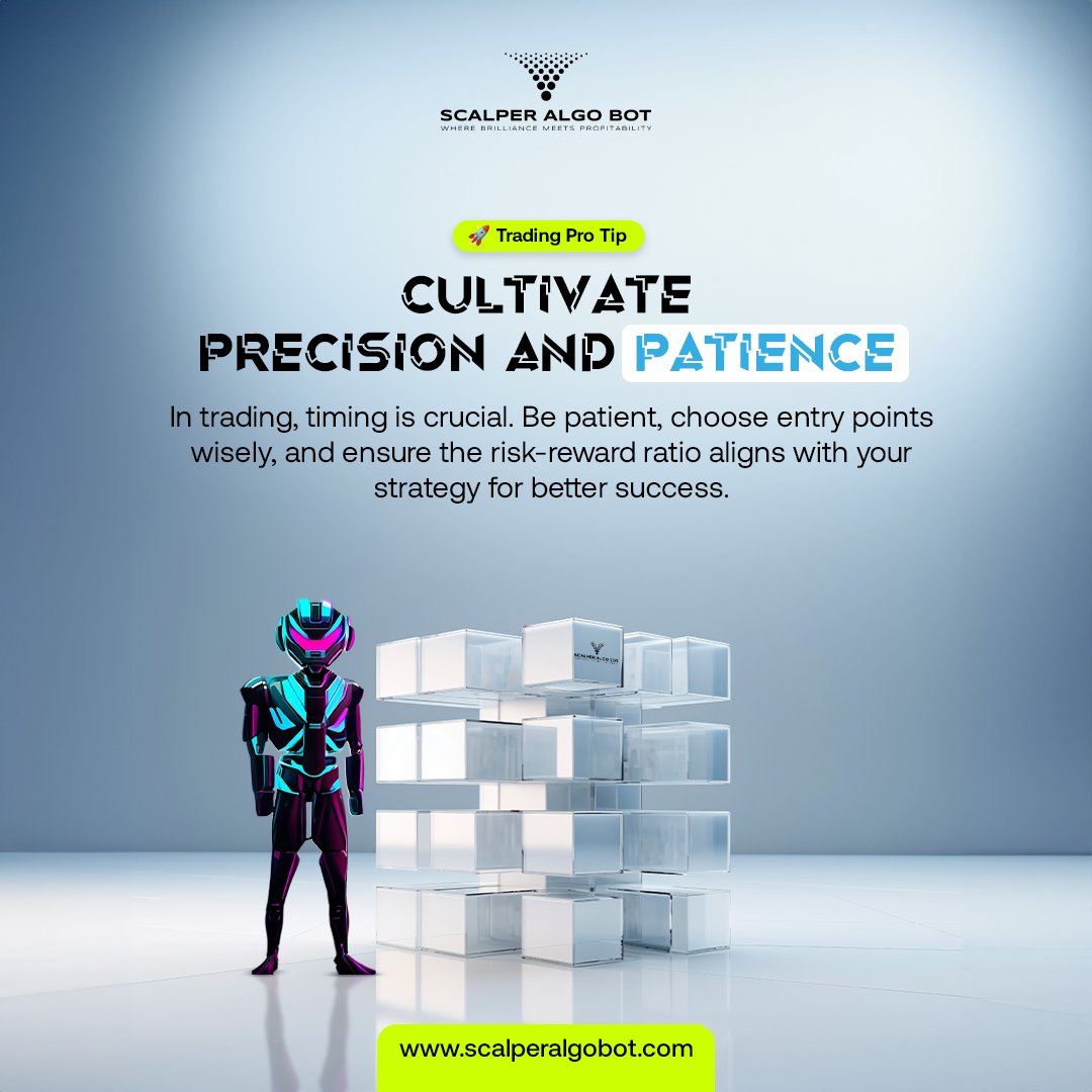 ScalperAlgoBot's tweet image. Timing is everything in trading! ⏳🎯
Cultivate patience and precision to master your entry points and maximize success.
👌 Remember, the risk-reward ratio should always align with your strategy.
#scalperalgobot #machinelearningalgorithms #aitechnology #forexmarket
