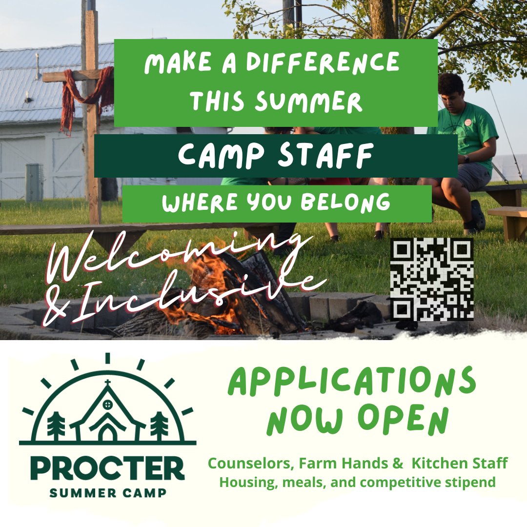 #hiring for #summercamp #CampCounselors needed. Also, #Farmhands for our #organicfarm #youthcamp #summerjobs #campjobs <a href="/EpiscopalCCC/">ECCC, Inc.</a>