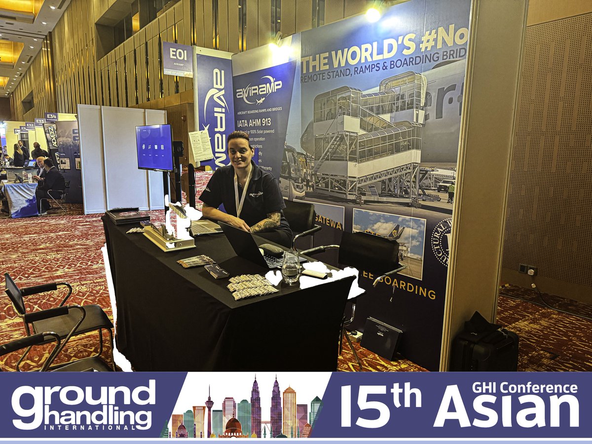 We're here at stand E01, exhibiting at the 15th Asian GHI Conference in Kuala Lumpur.  Come and  learn more about how Aviramp is the perfect innovative solution for anyone looking for sustainable GSE.
#mobilerampsandboardingbridges #ghi #sustainability #gse #proud