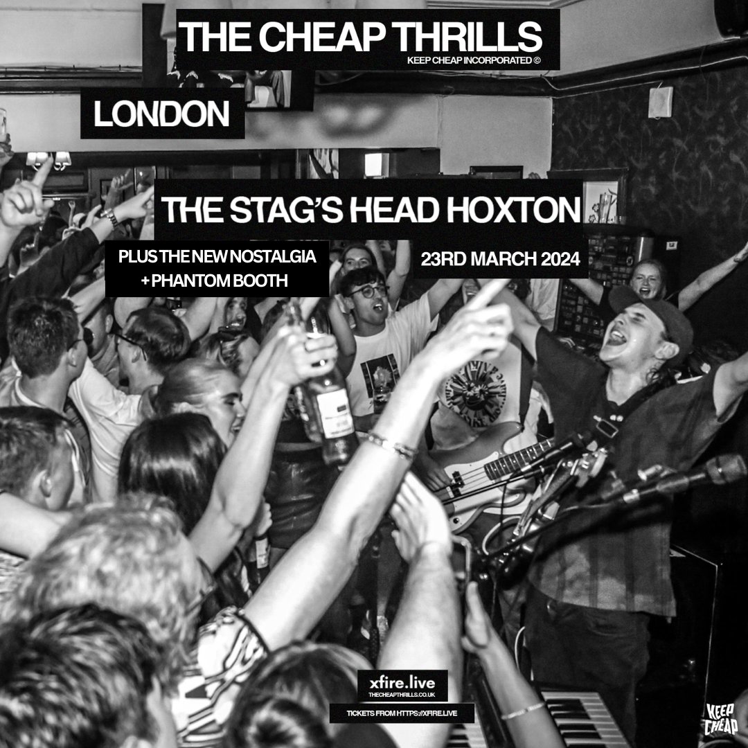 The rental car is booked and we're ready to go. Expect us to be crashing a Nissan Qashqai through the wall of @TheStagsHeadHox on March 23rd. Opening for @TheCheapThrills, get your tix: skiddle.com/whats-on/Londo…