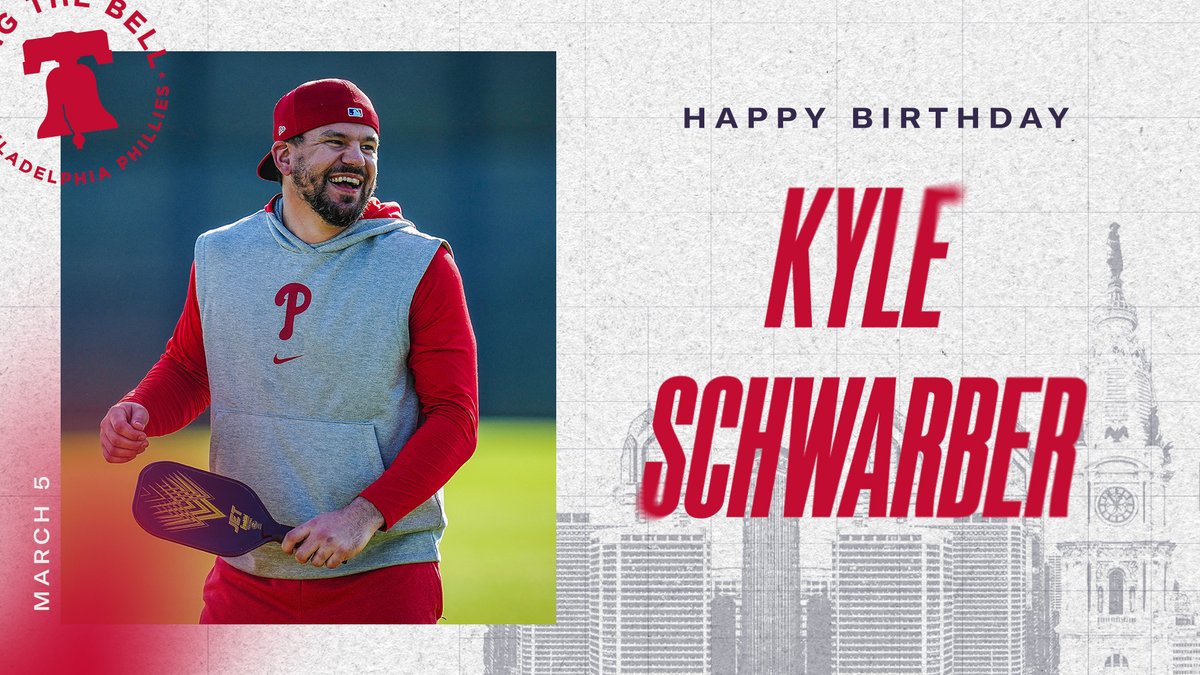Join us in wishing Schwarbs a happy birthday! 🥳