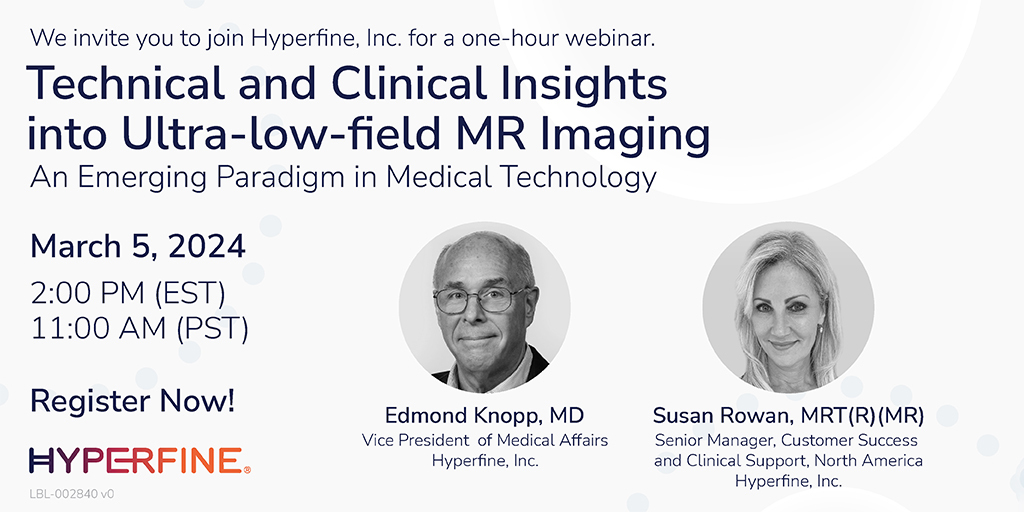 Join us TODAY, March 5th, at 2:00 PM EST, for an ARRT-accredited webinar with Dr. Edmond Knopp discussing ultra-low-field MR brain imaging in the ICU and providing an informative case image review. #MedTwitter attendee.gotowebinar.com/register/55405…