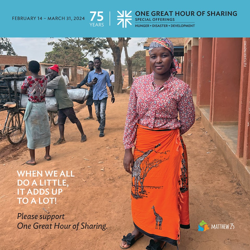 Presby_Phl's tweet photo. Now, until March 31, 2024, join Presbyterians worldwide in sharing Godβs love with our neighbors in need around the world. This Lenten season, please give generously to One Great Hour of Sharing. Learn more here - https://t.co/OozNtDX1Uv #PCUSA #OGHS https://t.co/0gCUsRcO8s