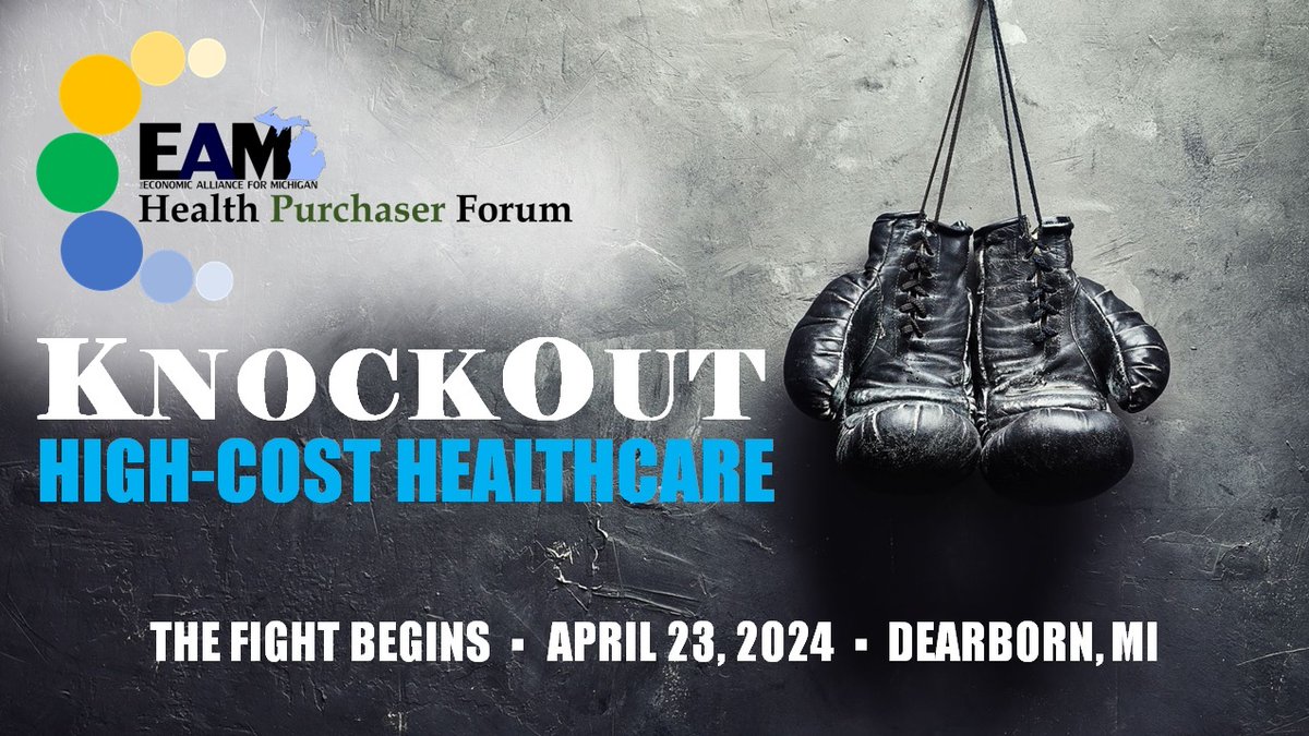 The rising costs of #healthbenefits is out of control! Discover what you can do to lower costs. Health Purchaser Forum, April 23, Dearborn, MI. Together we can KNOCK OUT the High Cost of #Healthcare! Register Today! healthpurchaserforum.com #pricetransparency #healthcare #HR