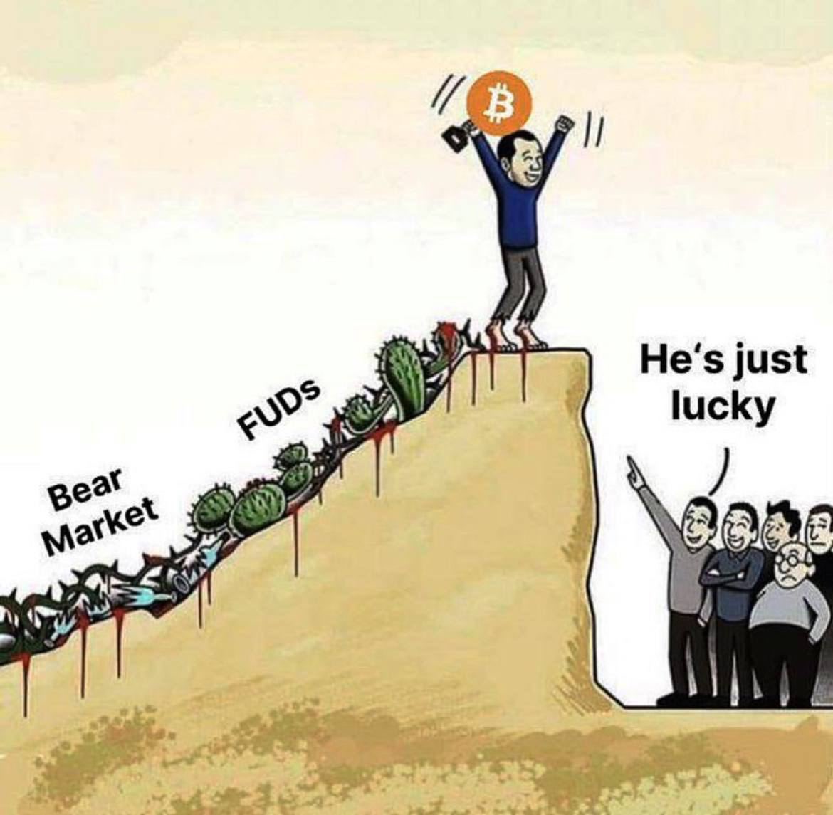 Vâng, chúng tôi chỉ là những người may mắn 🥹😆

#NhatKyGongLoiBitcoin