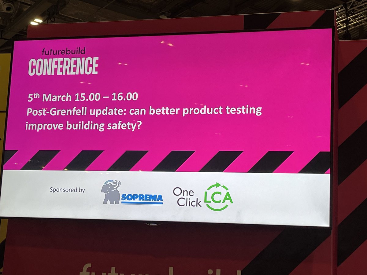 ⁦<a href="/FuturebuildNow/">Futurebuild</a>⁩ Interesting topics being discussed this afternoon here at #futurebuild2024 ⁦<a href="/ACOWater/">ACO Water Management</a>⁩ ⁦<a href="/ACO_BD/">ACOBuildingDrainage</a>⁩ ⁦<a href="/EdgeDebate/">The Edge</a>⁩