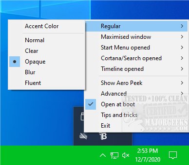 majorgeeks's tweet photo. Updated - TranslucentTB is an #OpenSource app that allows you to tweak the appearance of the #taskbar.
https://t.co/J4fxjEQ3wU #WindowsTaskbar https://t.co/HJE0eNpsPa