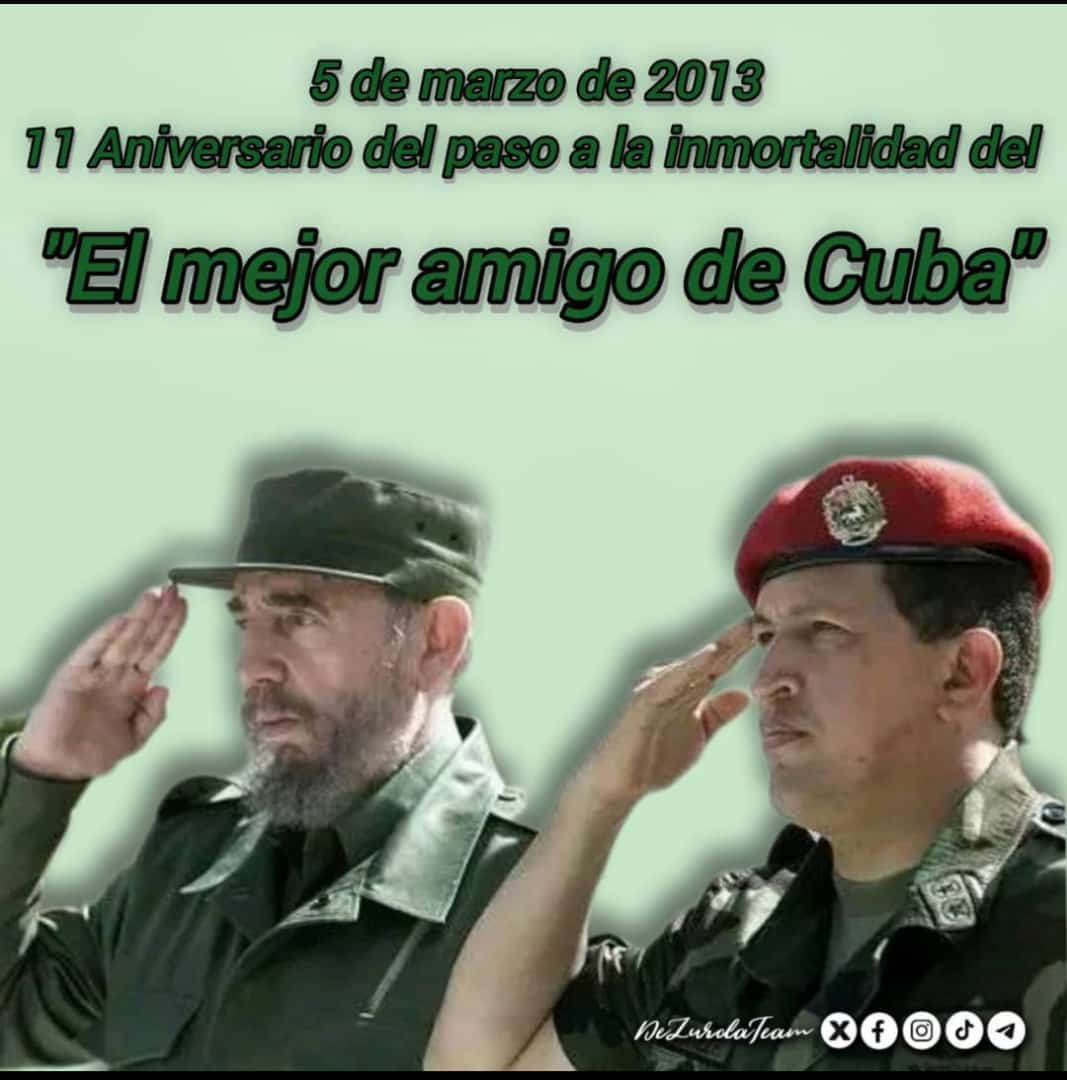 #ChavezVive en el corazón del pueblo y toda la #PatriaGrande . “En Chávez reencarnaron las ideas de Bolívar (…)”.