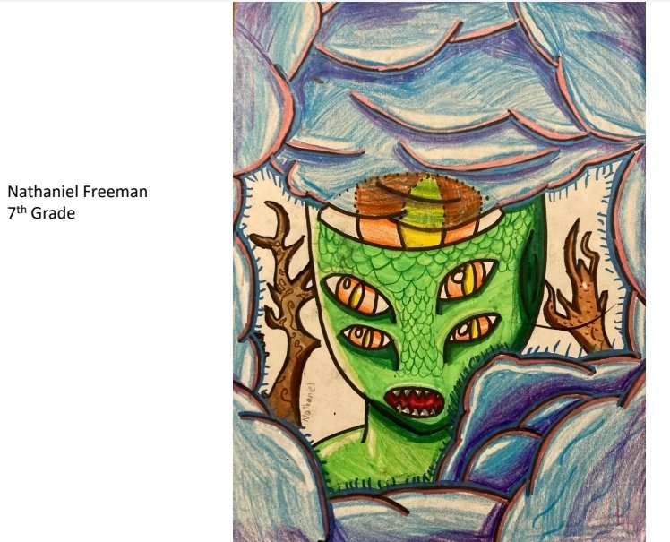 Check out the art of Mr. Vondruska's students, Year 2 Nathaniel Freeman &amp; Year 3 Amelie Clark, in the Student Surrealist Exhibition “Fears &amp; Fascinations of the Fantastic” 3/16-4/28 at the Salvador Dali Museum in St. Pete!  <a href="/SDHCMagnet/">HCPS Magnet Schools and Programs</a> <a href="/hubofschool/">HCPS Library Media</a> <a href="/VanAyresHCPS/">Van Ayres</a> <a href="/DanteJones_HCPS/">Dante Jones</a>