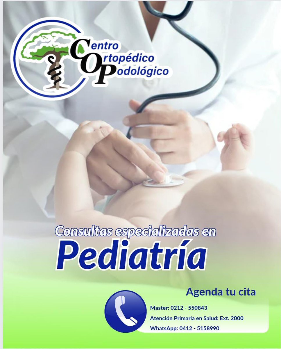 Las consultas de control infantil y en adolescentes son esenciales para promover el excelente crecimiento y desarrollo de su salud en los primeros años de vida.
En el Centro Ortopédico Podológico contamos con un excelente equipo multidisciplinario en la especialidad de Pediatría
