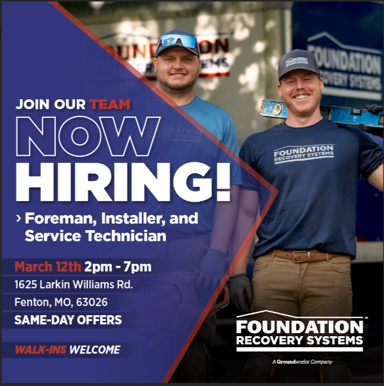 FRS_1992's tweet photo. Our St. Louis team is growing! Join us at our hiring event on 3/12 to kickstart your career with our team! Walk-ins are welcome or you can RSVP at the link below.
https://t.co/USO3EHrv7c #joinourtibe #stlouiscareers https://t.co/L8YFPBIvEd