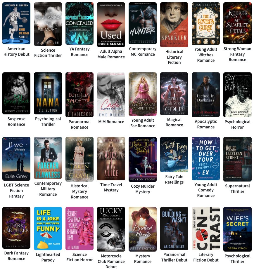 Please give a warm welcome to some of our newest authors who've put up complimentary copies of their ARCs on BookSirens. 🥳✍️ Join their review team before spots run out! 🙋‍♂️🙋‍♀️🙋 Link - booksirens.com/advanced-reade…