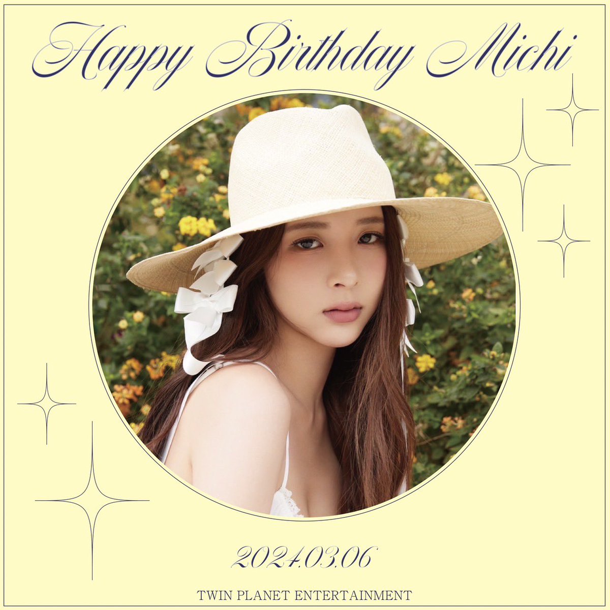 MichiYoshiaki's tweet photo. 𝐇𝐚𝐩𝐩𝐲 𝐁𝐢𝐫𝐭𝐡𝐝𝐚𝐲 𝐌𝐈𝐂𝐇𝐈 ❤️🫶
本日3月6日はミチのお誕生日です✨🎂
そして、1st写真集「25」が発売になります📸🤗おめでとう🎊🥰
#ミチ #HappyMichiDay @mi0306chi https://t.co/YFxGoNViCO