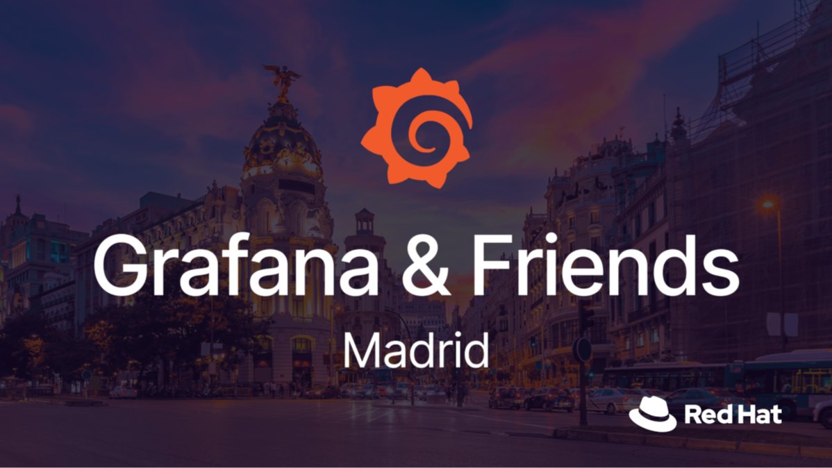 eyeveebee's tweet image. El miércoles 13 de marzo estamos en Madrid con el primer meetup del año de #grafana &amp;amp; Friends en las oficinas de @RedHat, para compartir sobre #distributedtracing con #opentelemetry   🙌 +Info y RSVP en meetup.com/grafana-and-fr… ¡Allí nos vemos!