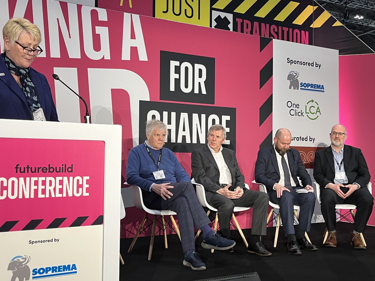 Paul Morrell leads off on product safety here ⁦<a href="/FuturebuildNow/">Futurebuild</a>⁩ - systems are very complicated. ⁦<a href="/ACOWater/">ACO Water Management</a>⁩ ⁦<a href="/ACO_BD/">ACOBuildingDrainage</a>⁩ #futurebuild2024