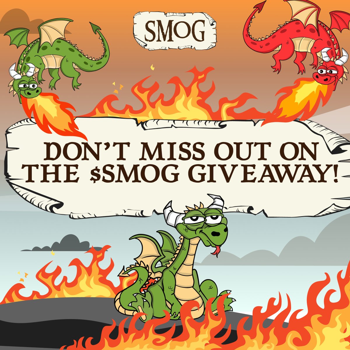 SMOGToken's tweet image. Join the #SMOG Weekly Giveaway today! 🎉 

For a chance to win a share of either $1K, $2.5K, or $5K in $SMOG! 💰

Take part by - Liking, Retweeting, and Tagging 3 of your #Dragon mates! 🐉 

We need 8k more followers for users to be eligible for the first tier of prize #Giveaway!
