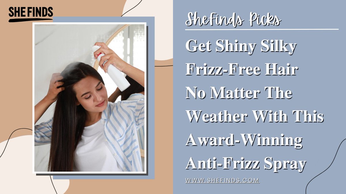 shefinds's tweet image. Ready for flawless hair every day? ✨ This anti-frizz spray is your new BFF!💕 Discover the secret to shiny, frizz-free locks with this top-rated hair spray! 💆‍♀️ bit.ly/3TogBzF
#HairCare #FrizzControl #SheFinds #SheFindsPicks