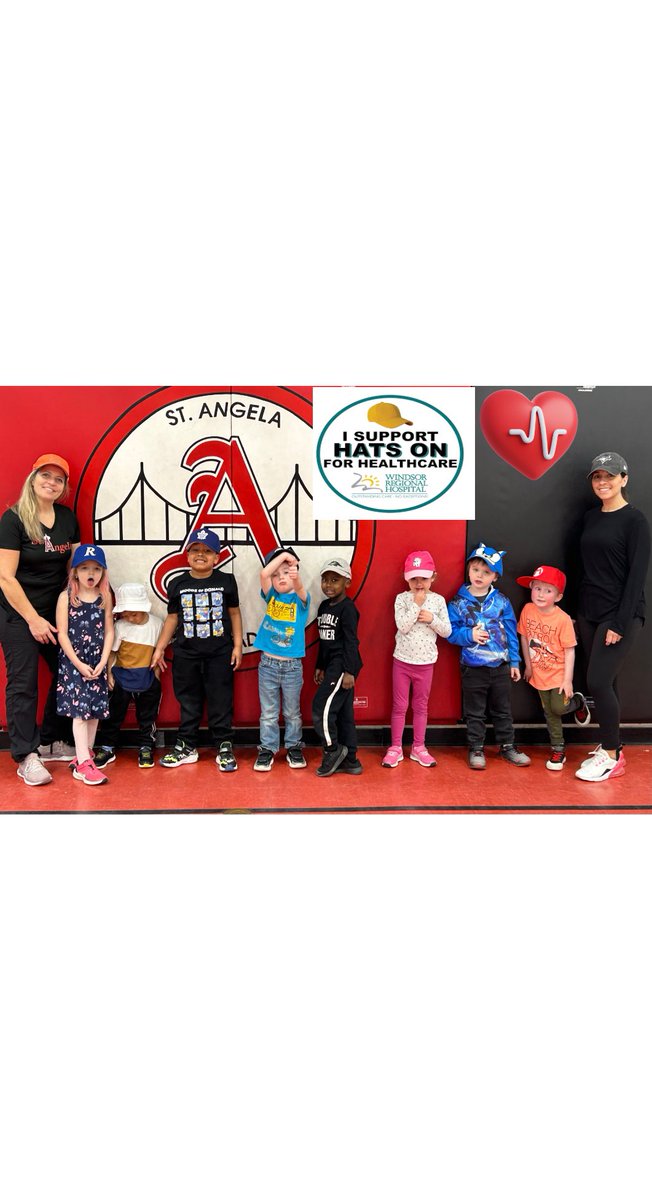 Hats off for Healthcare 🎩🧢👒 <a href="/StAngelaWECDSB/">St. Angela WECDSB</a>