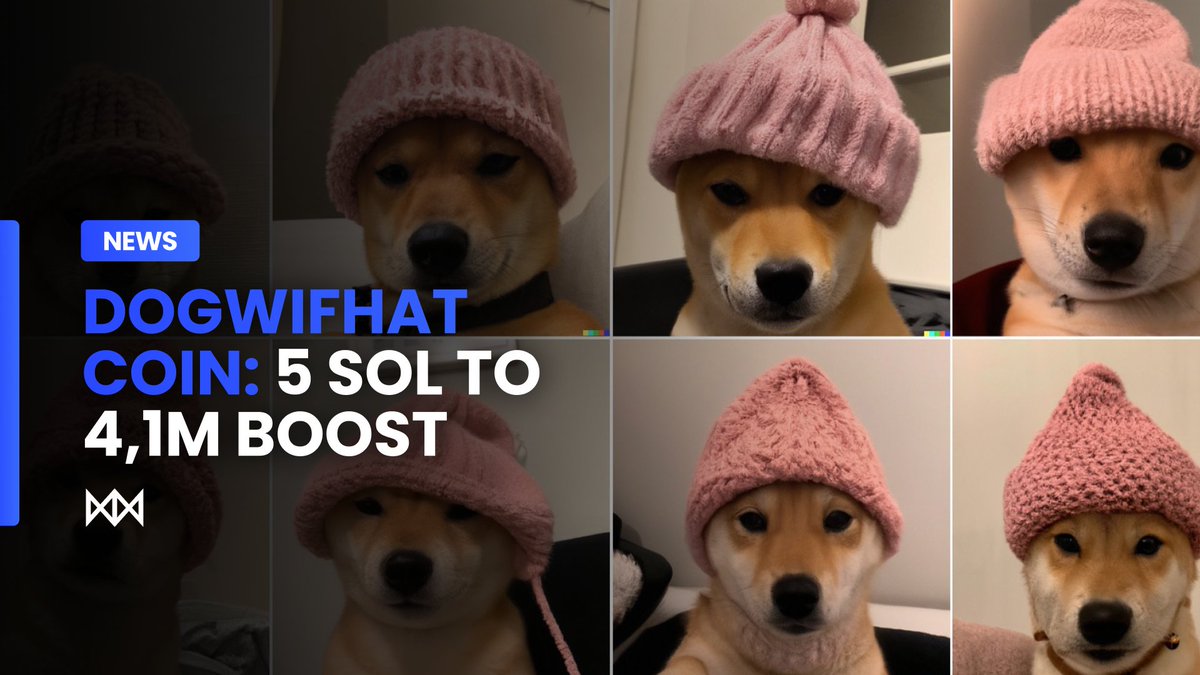 Rising in late 2023, #Dogwifhat took the crypto world by storm, featuring a  Shiba Inu in a knit cap, echoing a beloved 2020 meme. This unique twist on  the 