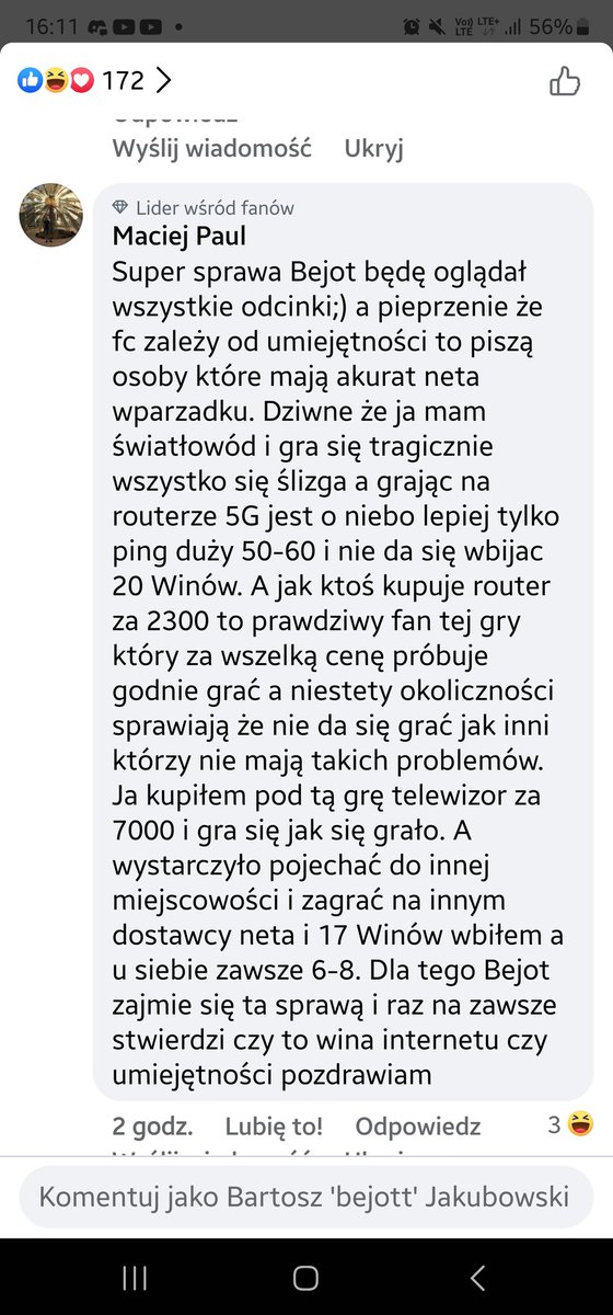bejottFIFA's tweet photo. Myślicie ze da się regularnie wbijać w Champions 6-8 zwycięstw żeby potem wbić 17 zwycięstw?🤨
#FC24 #teorie https://t.co/QR6x58zUtI