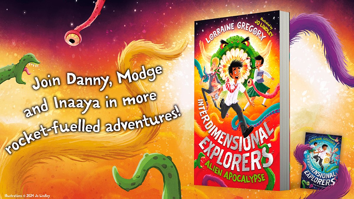 authorontheedge's tweet photo. Follow my gang of intrepid council estate kids as they battle to save the multiverse from nefarious villains once again!!
The second #InterdimensionalExplorers book
#AlienApocalypse is OUT NEXT WEEK!! 
👾👾👾👾👾👾👾👾👾👾👾👾👾👾👾👾👾👾👾 https://t.co/Uec2FEwdd5