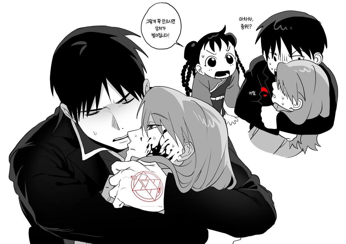 #ハガレン #FMA #FMAB 
로이리자(세상 제일 좋아하는 장면)