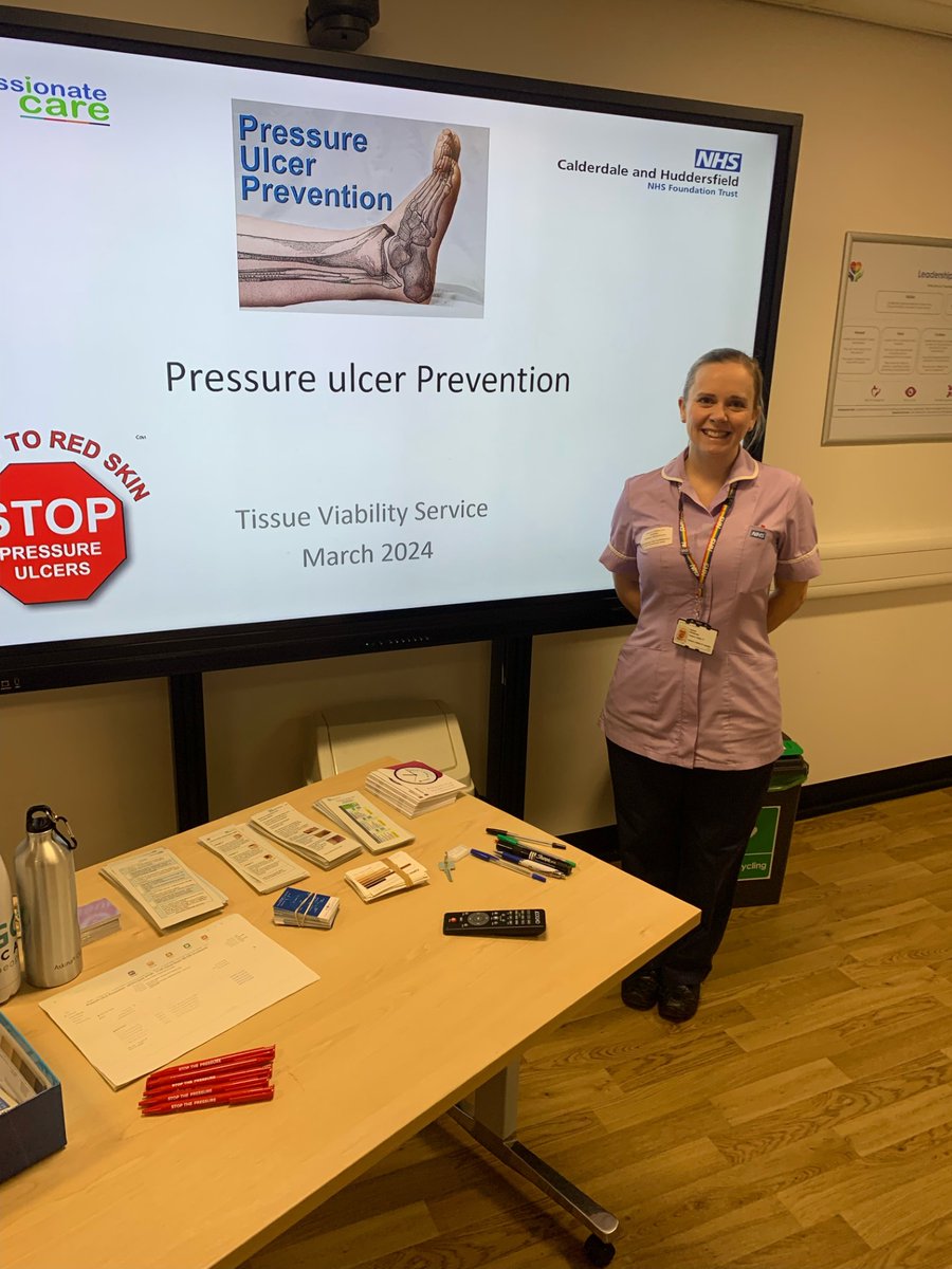 @ChftTissueV TVN team held our first full day training session yesterday for @CHFTNHS clinical staff 😷🤓we had a great time teaching #pressureulcerprevention #MASDawareness #woundassessment. There will be more dates throughout the year 🤩🤩 Check out our notice boards for info😊