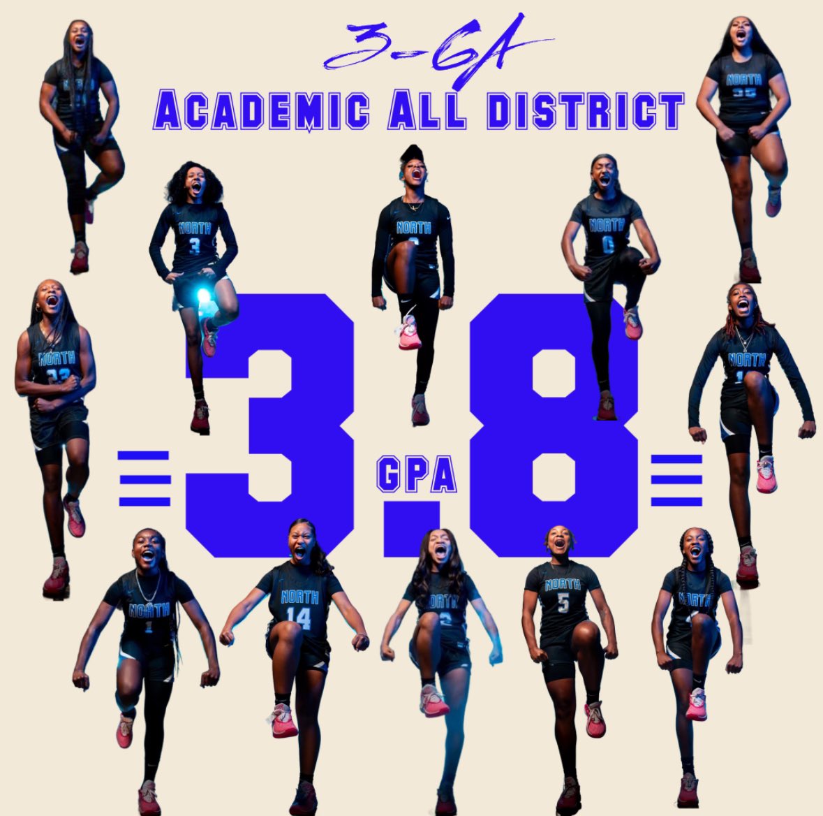 Join us in congratulating these young ladies for their dedication to their academic success. Team GPA of 3.8, let’s go!!!!!!! @DMNGregRiddle @uiltexas @Gosset41 @CrowleyISD