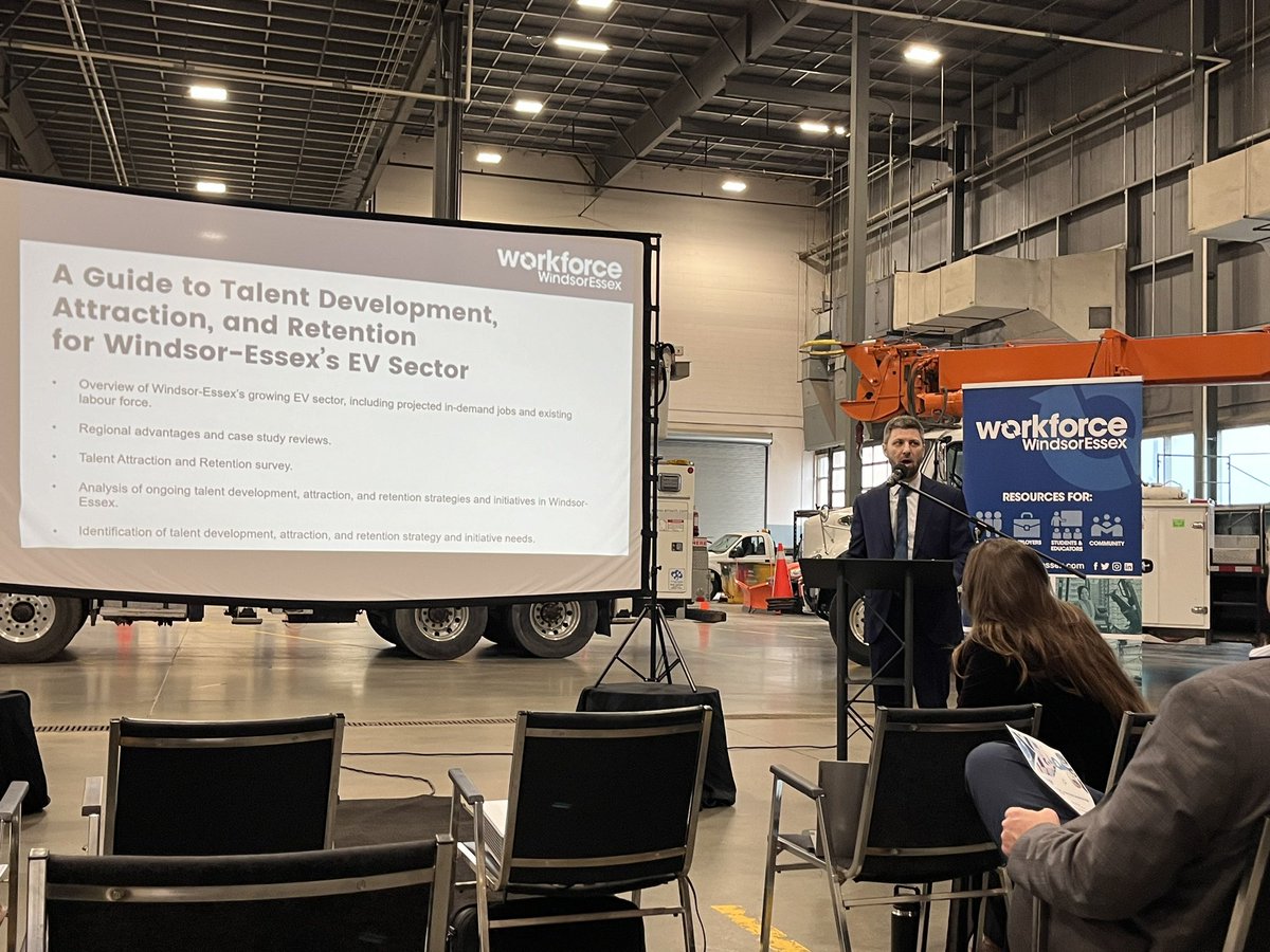 @c_shenken provides a project overview and walk through of our latest release - A Guide to Talent Development, Attraction and Retention for Windsor-Essex’s EV Sector Learn more: workforcewindsoressex.com/talent-develop…