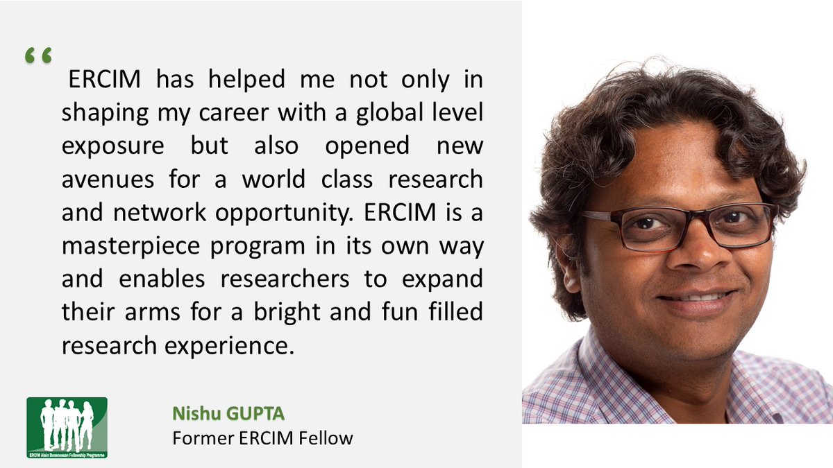 🚀Exciting News! 🚀 Calling all mobility researchers! 🌍 In 2023, our ERCIM Members funded 17 #postdoc positions in #informatics and #mathematics. Today, a new round is open. 
👉 Apply at fellowship.ercim.eu and join us!
⏰30/04/2024
#postdoc #MobilityResearch 
Please RT!