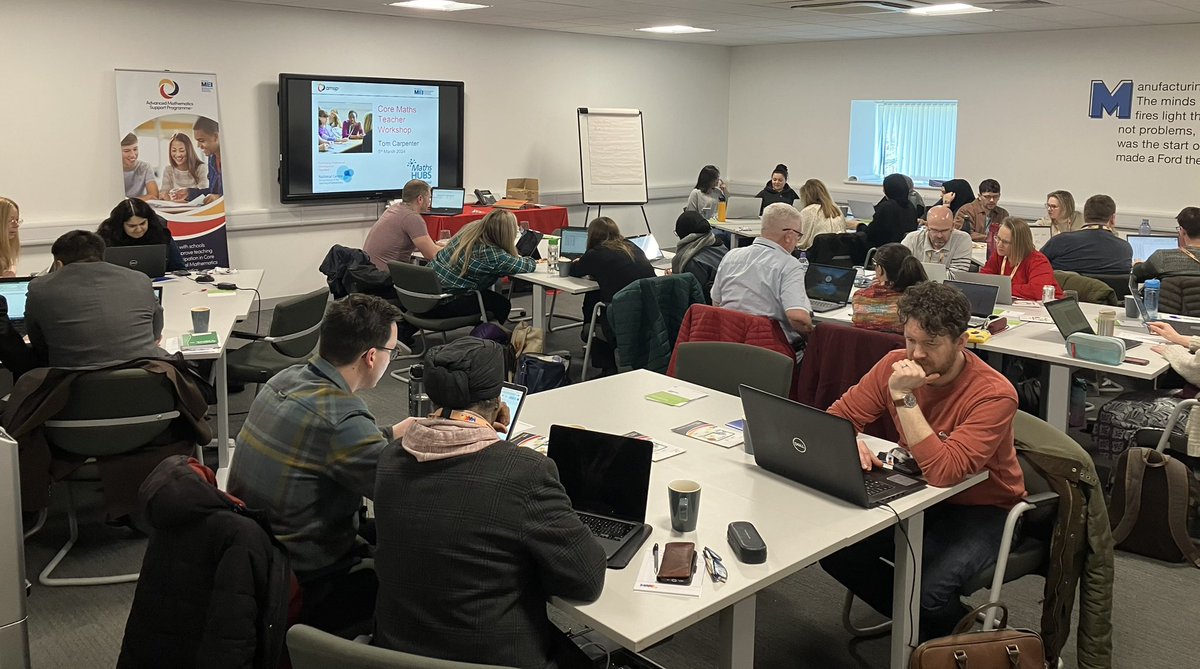 Thanks to <a href="/makeuk/">Make</a> for hosting the <a href="/amspwest/">AMSP - West Midlands</a> #coremaths event. It’s been a great day.