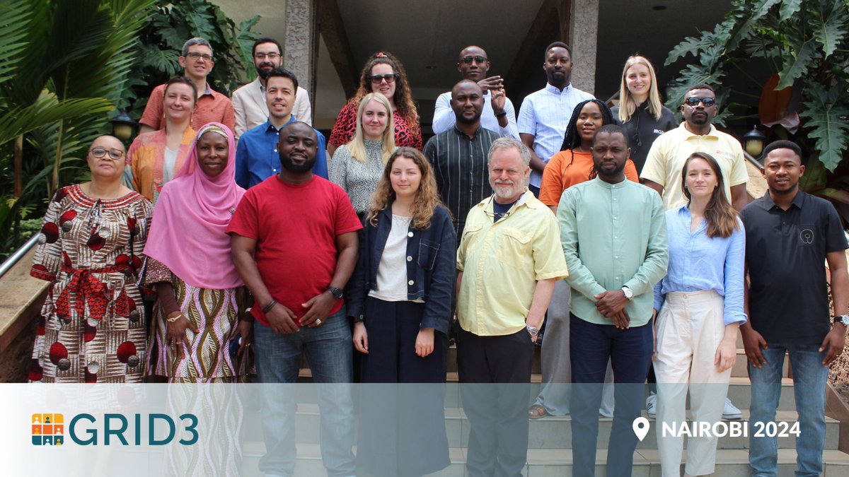 Last week the GRID3 team met in Nairobi to discuss strategies around our 2024 work plans, partnerships, & organizational processes. We are excited to continue supporting, w/ partners @CIESIN & @WorldPopProject, the #DRC and #Nigeria govts. achieve health outcomes in 2024.