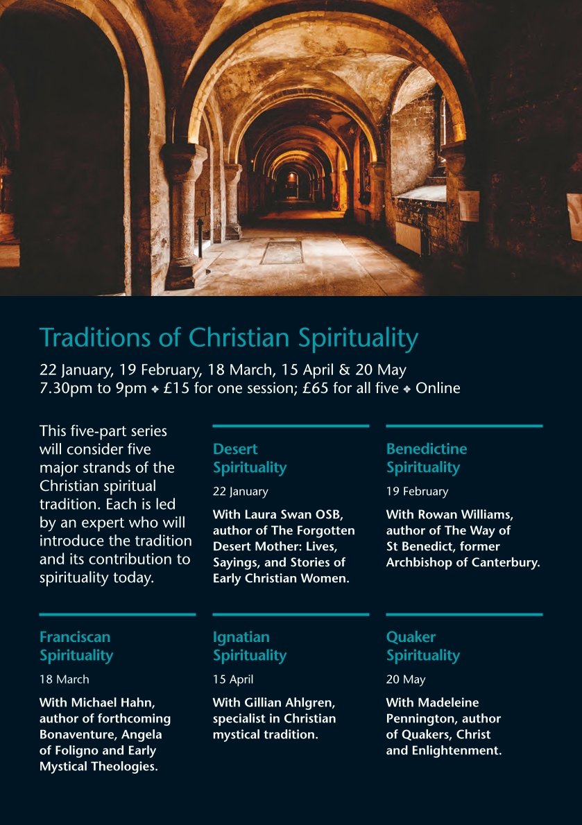 M_S_Hahn's tweet photo. Still time to book for my intro to Franciscan spirituality as part of our webinar series on Traditions of Christian Spirituality hosted jointly by @SarumCollege and the @ChurchTimes from 7:30-9 PM (UK time) on Monday 18th March. Booking and more info: https://t.co/dIseGEV6Ue https://t.co/qQDR0YajqY