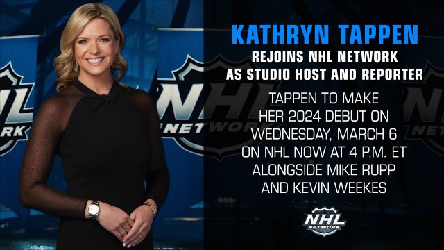 Secret it out … 👏🏻🏒👏🏻!!! See you amazing @NHL fans Wednesday!! 🥅 Hey @KevinWeekes don’t be late 😜 . . @NHLNetwork #NHL