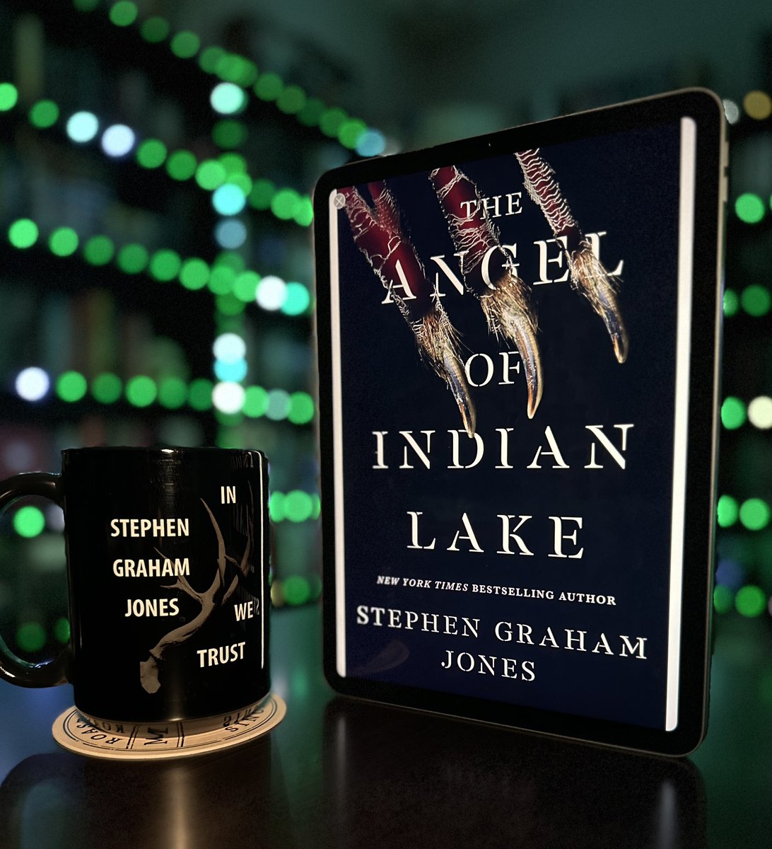 All right. Pups are fed and walked, my long run is done, it’s time to read the final chapter…

#Horror #TheAngelOfIndianLake #StephenGrahamJones #Reading