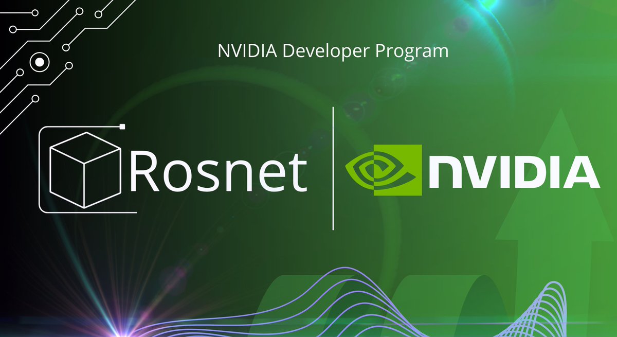 Currently, we are in discussions with @nvidia about joining the NVIDIA Developer Program with Rosnet.🔋 With additional resources and support from Nvidia, we will be able to quickly introduce innovative tools based on #AI and machine learning, transforming the capabilities of